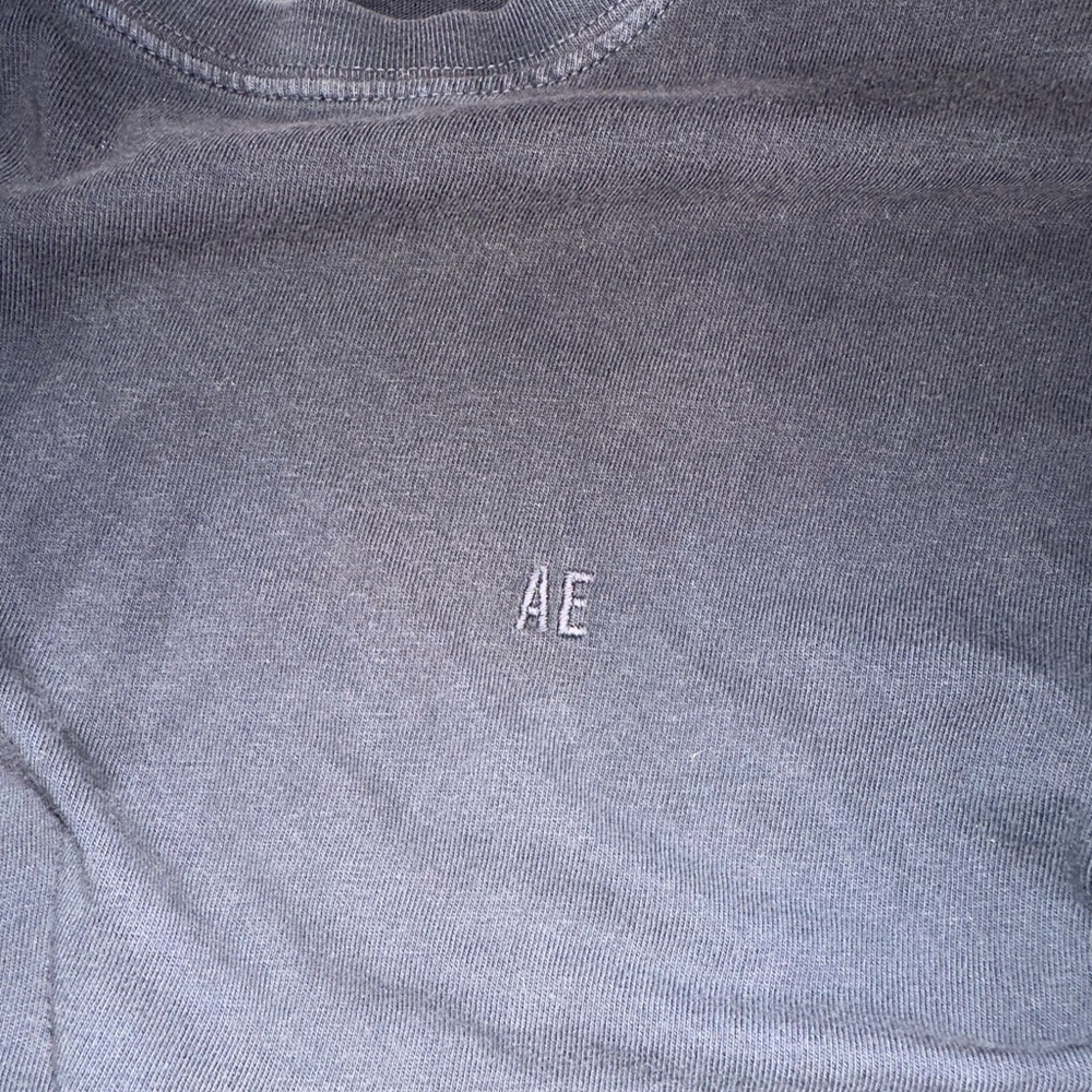 American Eagle Outfitters Charcoal Short Sleeve Tee - Picture 3 of 4